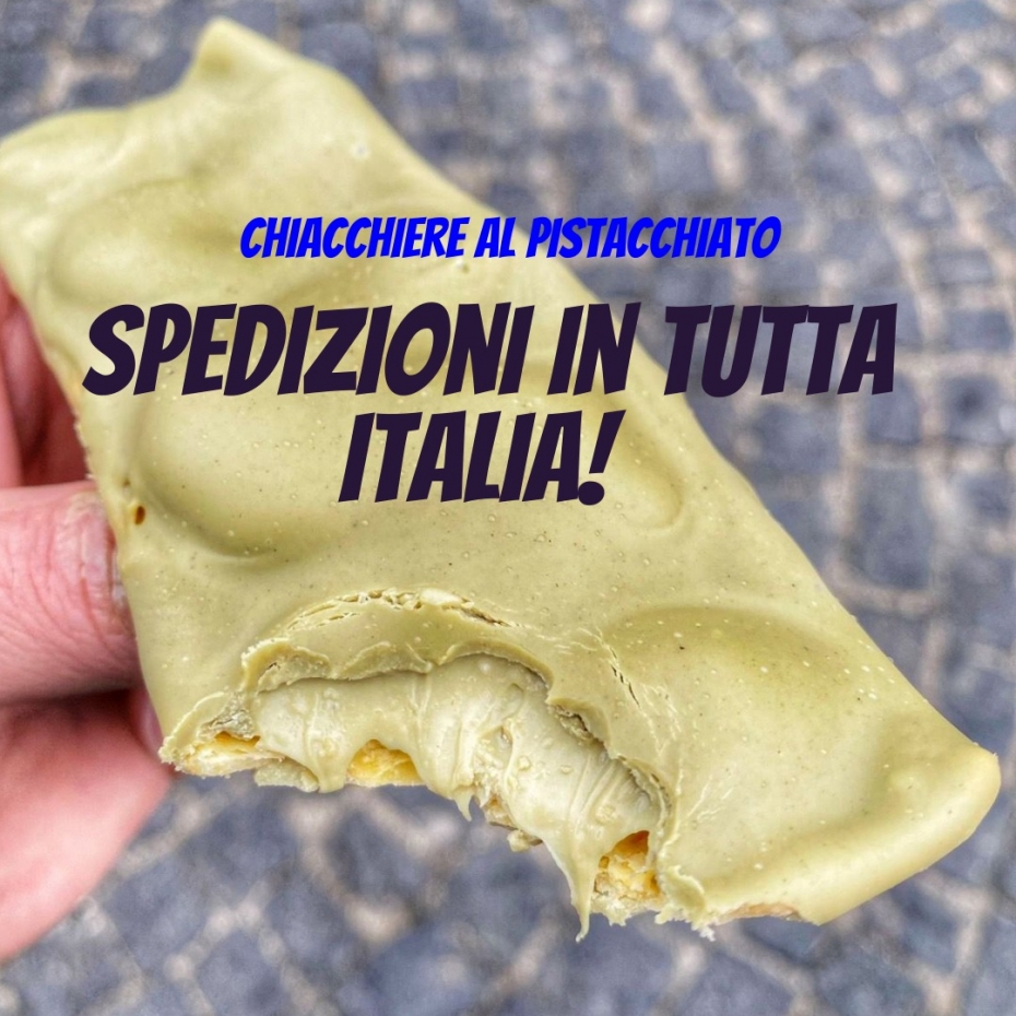 Chiacchiera ripiena e ricoperta di pistacchiato💚: DISPONIBILI CON SPEDIZIONI IN TUTTA ITALIA!